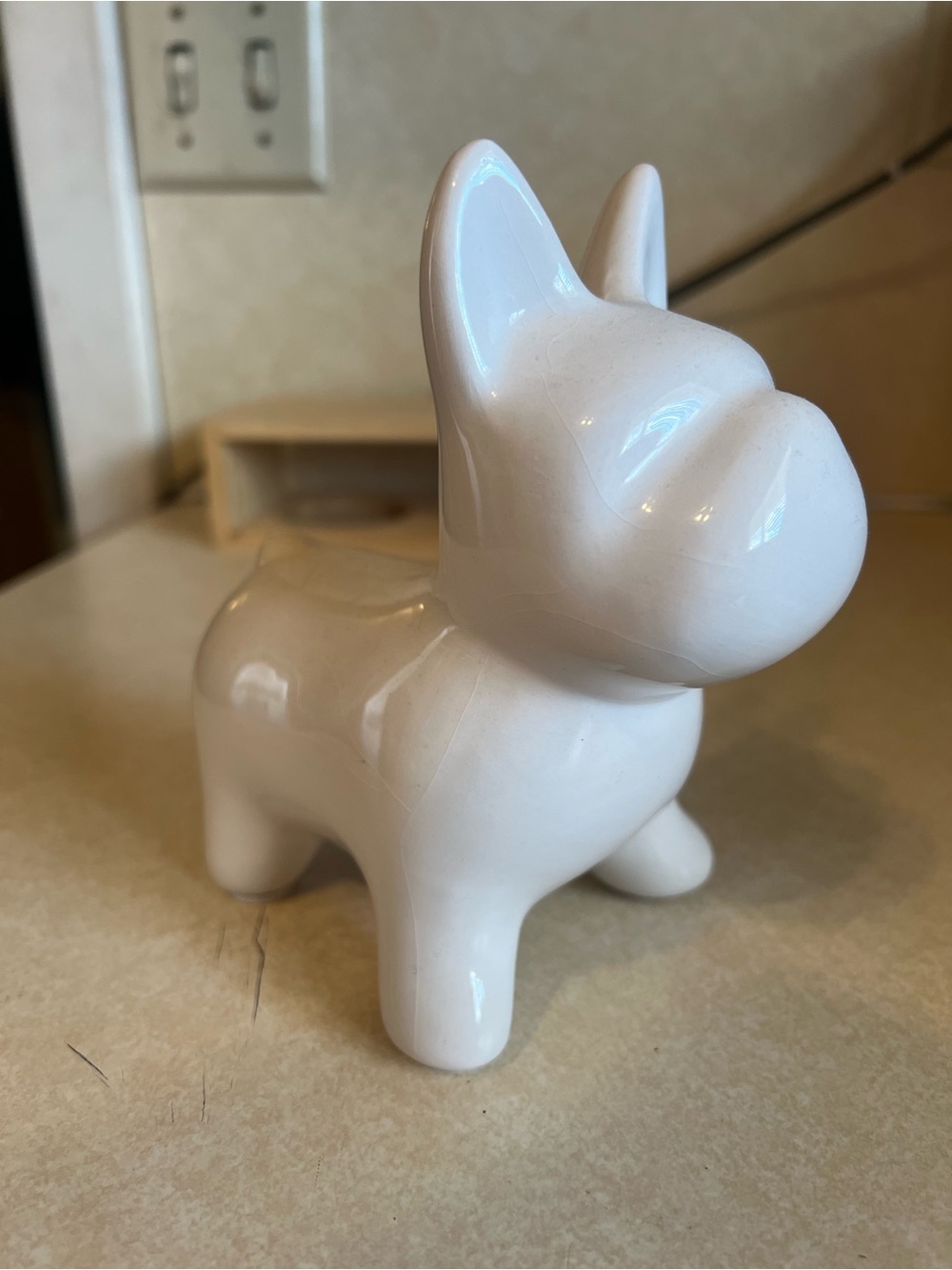 French bulldog ceramic figurine home decor